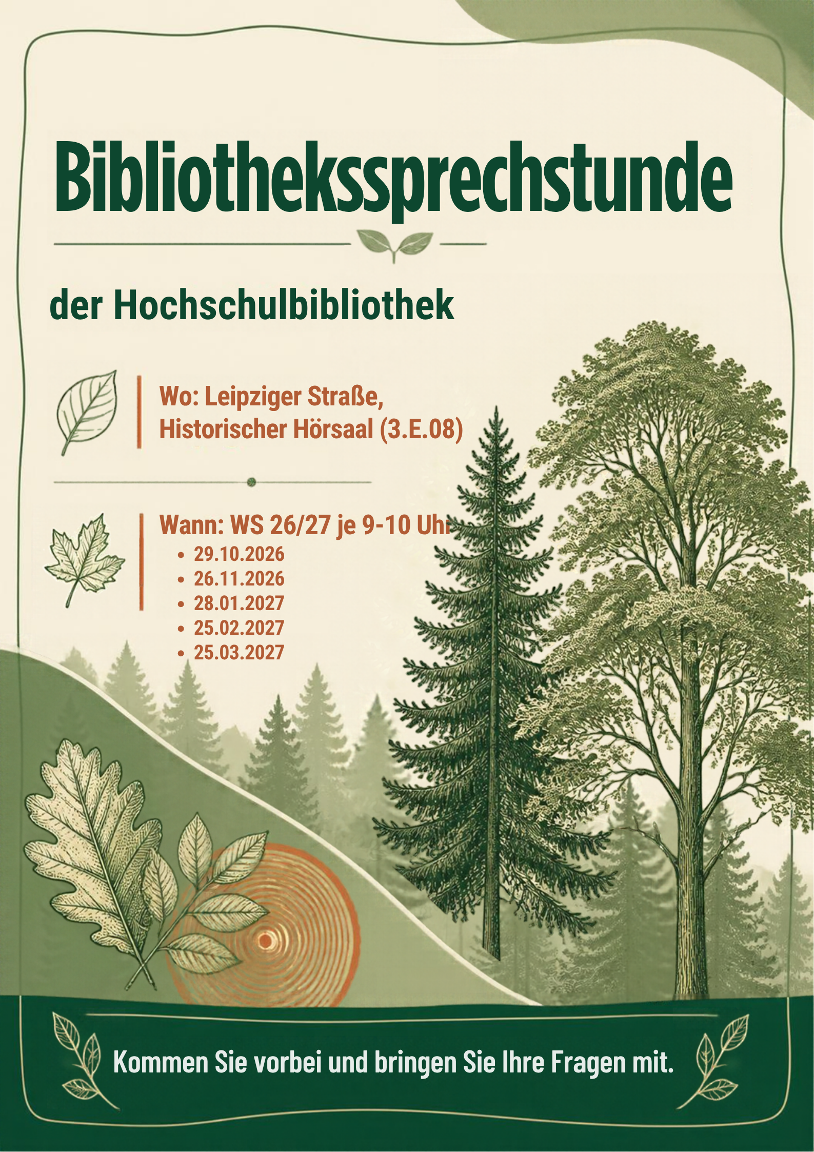 Bibliothekssprechstunde Leipziger Straße