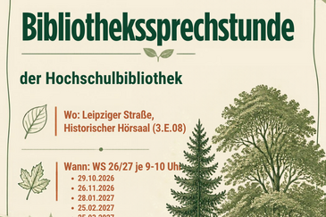 Bibliothekssprechstunde Leipziger Straße