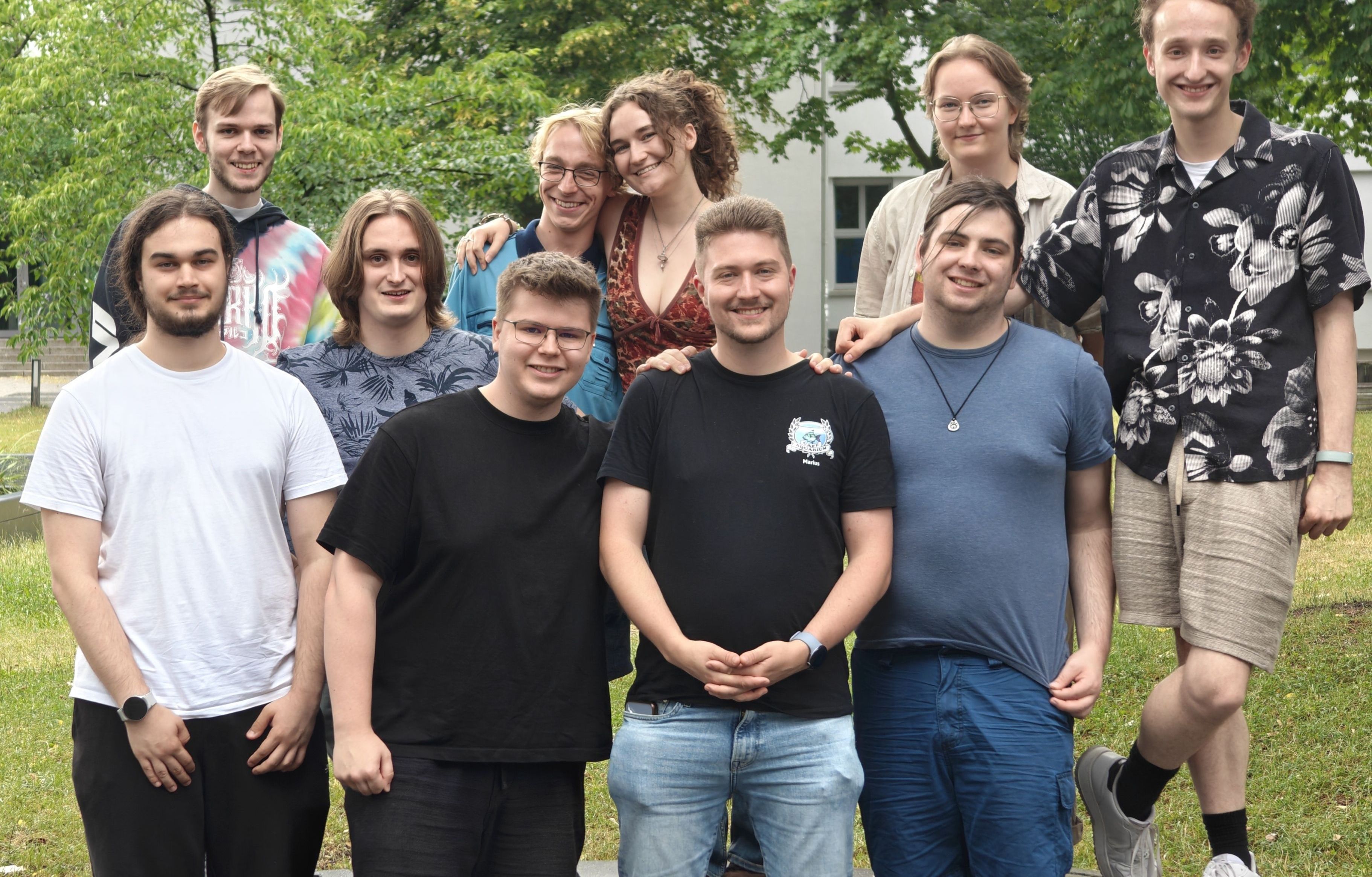 Gruppenbild vom Fachschaftsrat Angewandte Informatik
