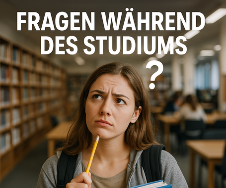 Nachdenkende Studentin