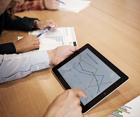 Studierende lernen in der Vorlesung 